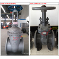 Russian standard stem gate valve flanged cast steel wheel valve